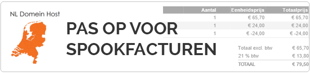NL Domein Host Spookfacturen