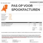 NL Domein Host Spookfactuur