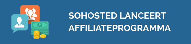 SoHosted lanceert affiliateprogramma